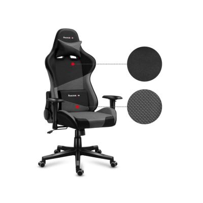 25. Huzaro Force 6.2 Grey Mesh Gaming Chair