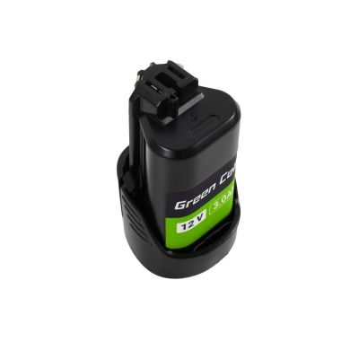 12. Green Cell Battery for Bosch GBA 12V 3Ah replacement GBA 1600A00X79