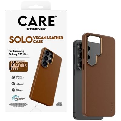 4. CARE by PanzerGlass Solo Qi Case for Samsung Galaxy S26 Ultra - Brown