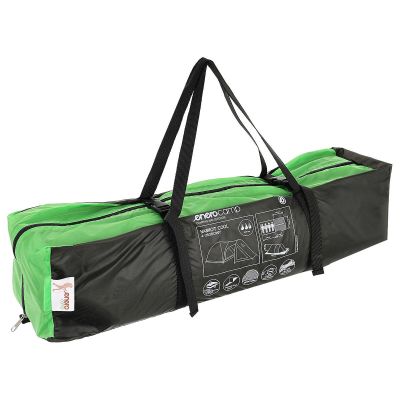 39. 4-PERSON COOL BLACK-GREEN ENERO CAMP TENT