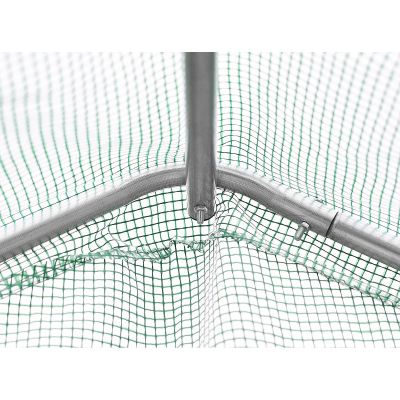 33. GREENHOUSE GARDEN TUNNEL 200x350x200CM PE GREEN STEEL STRUCTURE
