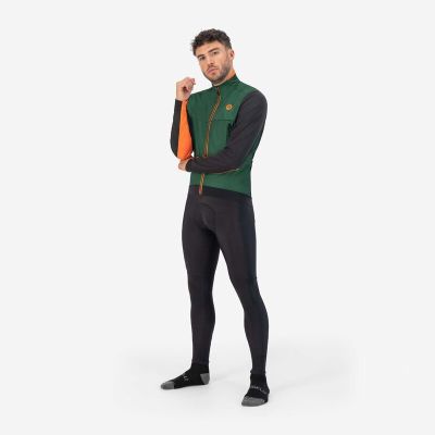 3. Rogelli winter jacket CADENCE green-black-orange S