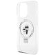 6. Karl Lagerfeld KLHMP15LHMRSKCH iPhone 15 Pro 6.1" white/white hardcase Ring Stand Karl&Choupette MagSafe