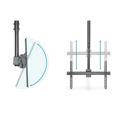 9. Digitus Universal TV Mount with Telescopic Height Adjustment