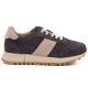 2. Women's leather shoes, sneakers, brown, Potocki 40354