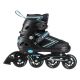 4. NILS EXTREME NH11912 A 2IN1 ROLLER SKATES BLACK-BLUE SIZE S (31-34) WITH REPLACEABLE HOCKEY BLADE