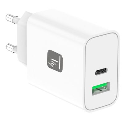 2. TECHLY GAN USB-C 30W PD & USB-A Wall Charger