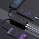 5. Dudao K15Pro Power Bank 20000mAh 22.5W PD USB-C / USB-A / Built-in Lightning and USB-C Cables - Black