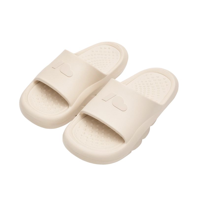 4. Kubota Futuro Cloud Flip Flops Beige K25SS-113-001-03-1