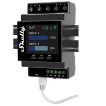 Shelly Pro Dual Cover / Shutter PM Power Relay Black