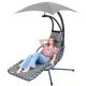 3. SWING ROCKING CHAIR WITH UMBRELLA LISBON DARK GREY