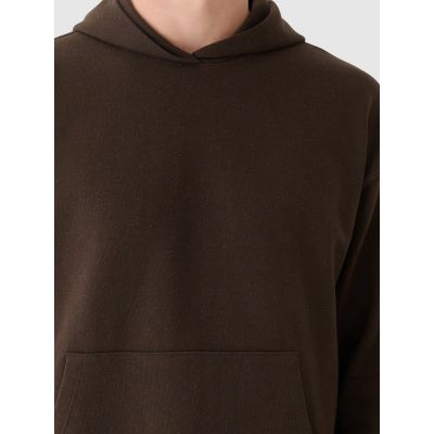 6. Men's sweatshirt with hood, open, 4F 4FWAW24TSWSM1310-80S
