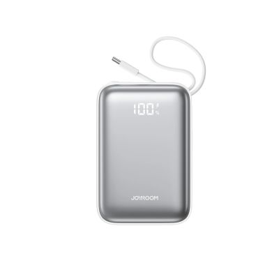 2. Joyroom JR-PBF29 20000mAh 22.5W Powerbank with Double Cable - White