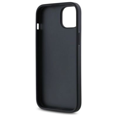 7. DKNY Quilted Stack Logo iPhone 15 Plus Case - Black