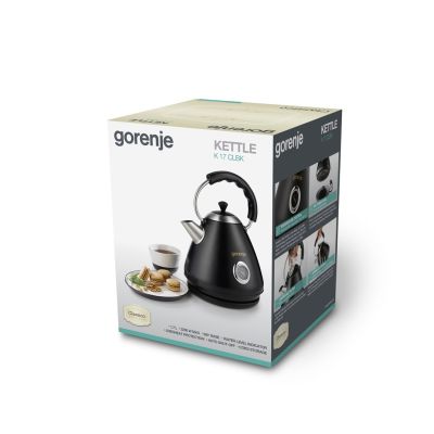 4. Gorenje K17CLBK Electric Kettle 1.7 L 2200 W Black