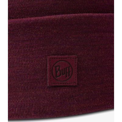 2. BUFF HEAVYWEIGHT MERINO WOOL LOOSE HAT SOLID TIBETAN RED