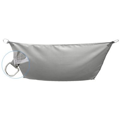 GARDEN SUN SAIL RECTANGULAR 3X2M GRAY