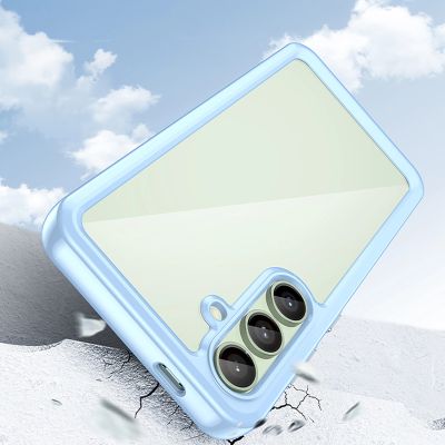 7. Outer Space Case with Gel Frame for Samsung Galaxy S24 FE - Blue