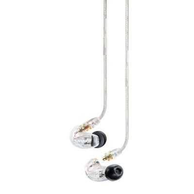 2. Shure SE215-CL-EFS - In-ear headphones, detachable cable, transparent