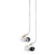 2. Shure SE215-CL-EFS - In-ear headphones, detachable cable, transparent