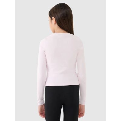 3. Longsleeve slim smooth girls 4F 4FJRSS25TLONF505-12S