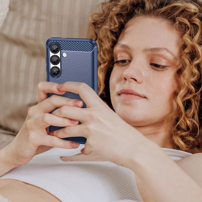 9. Carbon Case for Samsung Galaxy S25 Edge - Blue