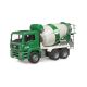 5. MAN TGA concrete mixer white and green BRUDER