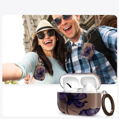 9. Tech-Protect Lamano case for AirPods 3 Pro - brown and purple