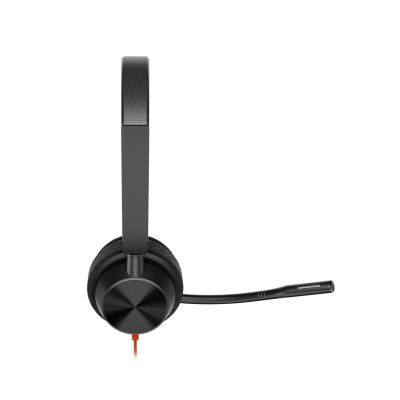 234. Poly Blackwire 3325 Stereo MS Teams Certified USB-C Headset +3.5mm Plug +USB-C/A Adapter 8X222AA