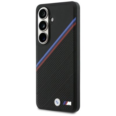 2. BMW Tricolor Metal Logo MagSafe Case for Samsung Galaxy S26 - Black