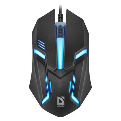 DEFENDER CYBER MOUSE MB-560L 7 COLORS 1200DPI 3P BLACK 52560