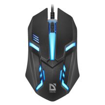 DEFENDER CYBER MOUSE MB-560L 7 COLORS 1200DPI 3P BLACK 52560