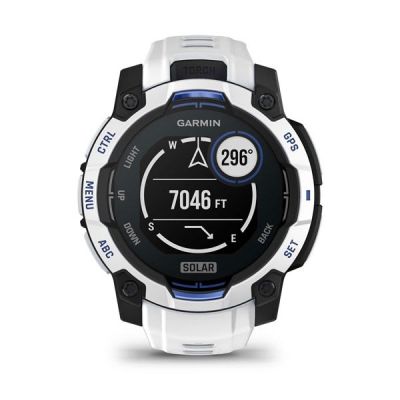 36. GARMIN Instinct 3 45mm SOLAR Whitestone smartwatch