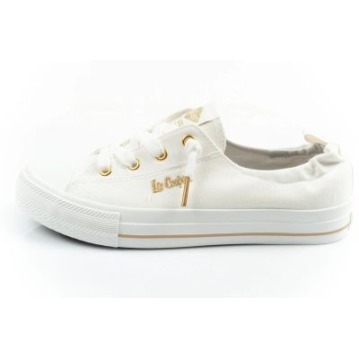 2. Lee Cooper women's sports shoes sneakers fashionable white slip-on