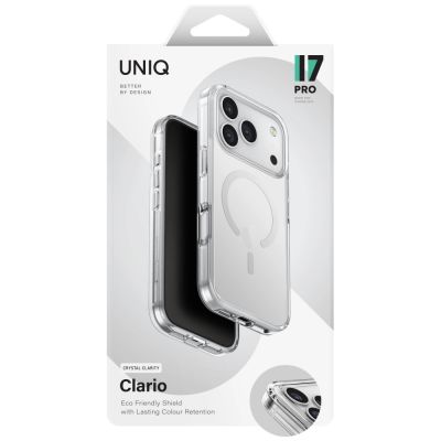 5. Uniq Clario Magclick Charging Case for iPhone 17 Pro - Transparent