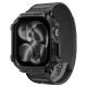 2. Spigen Rugged Armor case + Spigen Athlex Air band set for Apple Watch (46 mm) - black-grey