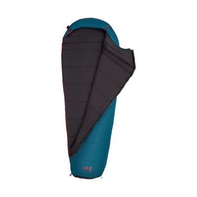 3. NILS Camp NC2003 sleeping bag black and red