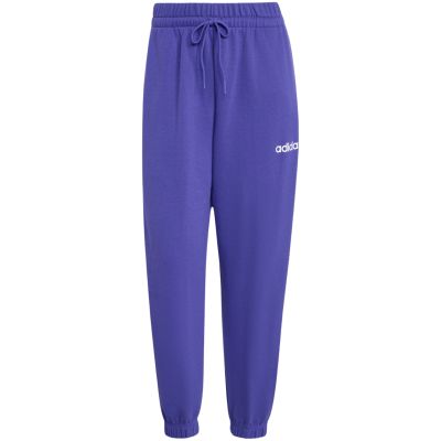 2. adidas Essentials Linear French Terry Cuffed Women's Pants Purple KF8363