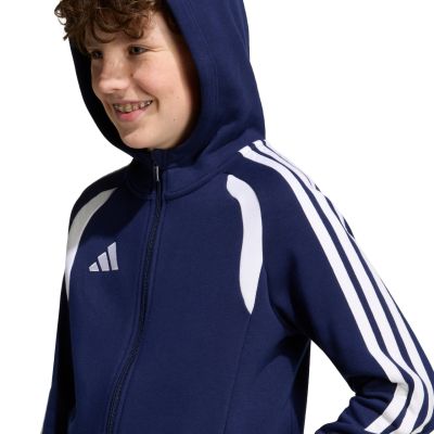 7. adidas Tiro 26 League Sweat Full Zip Hoodie for Kids Navy Blue KF3322