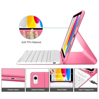 5. Tech-Protect SC Pen Case for iPad 10.9” 10 / 2022 / 11” 11 / 2025 - Pink