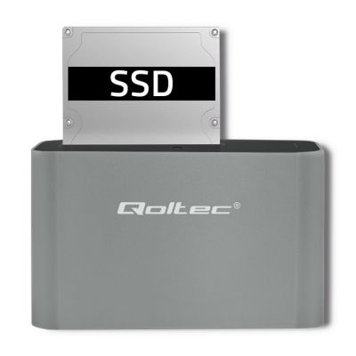 5. QOLTEC HDD/SSD DOCKING STATION | 2.5"/3.5" SATA | USB 3.0