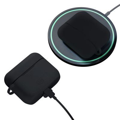 3. 3mk Silicone AirPods Case for AirPods Pro 3 - Black