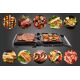 16. ELDOM CONTACT GRILL GK110 800W BLACK AND SILVER