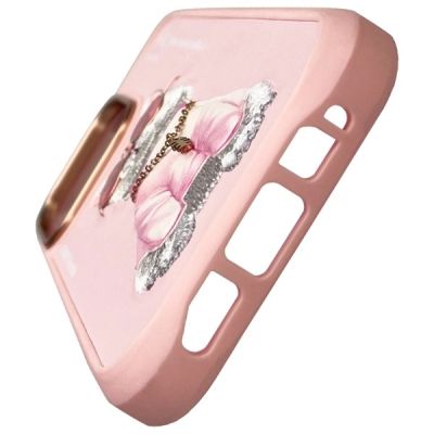 6. Nimmy Glasses Cool Cat Case for iPhone 16 Pro Max - Pink