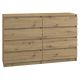 M8 MALWA CHEST OF DRAWERS 140CM 8 DRAWERS ARTISAN