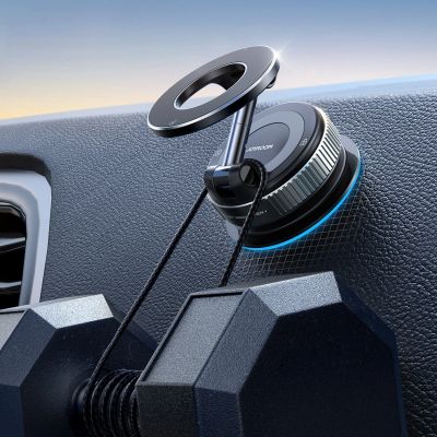 3. Joyroom JR-ZS501 Magnetic Car Holder Compatible with MagSafe for Dashboard - Dark Gray