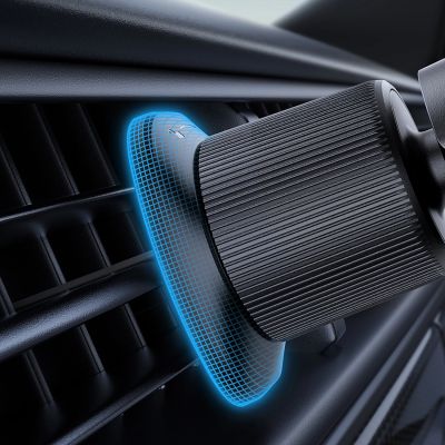 8. Baseus Metal Age Go gravity car holder for air vent - gray