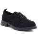 Women's black suede shoes Vinceza 62332
