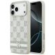 DKNY Checkered with Printed Stripes Case for iPhone 17 Pro Max - Beige
