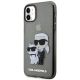 2. Karl Lagerfeld KLHCN61HNKCTGK iPhone 11 / Xr 6.1" black/black hardcase Gliter Karl&Choupette